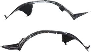 Front Fender Liner Pair/Set for Nissan Maxima 2009-2014, Right Passenger and Left Driver Replacement