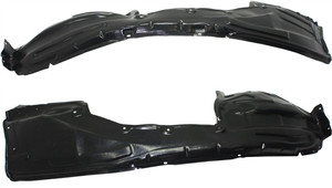 Front Fender Liner Pair/Set for Nissan Murano 2011-2014, Right Passenger and Left Driver, Excludes CrossCabriolet Model - Replacement