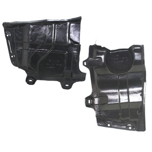 Engine Splash Shield Pair/Set for Nissan Altima 2002-2006, Maxima 2004-2008, Under Cover, Right Passenger and Left Driver, Replacement