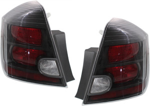 Tail Light Assembly for 2010-2012 Nissan Sentra, Halogen, Right Passenger and Left Driver, Pair/Set of 2 Replacement