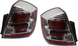 Tail Light Assembly for Sentra 2010-2012, Halogen, Pair/Set of 2, Right Passenger and Left Driver, Replacement