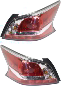 Tail Light Assembly for Nissan Altima 2014-2015, Halogen, Right Passenger and Left Driver, Pair/Set of 2 Replacement