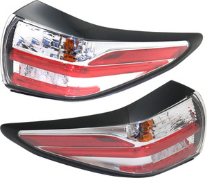 Tail Light Assembly for Nissan Murano 2015-2018, Outer, Right Passenger and Left Driver, Replacement Pair/Set