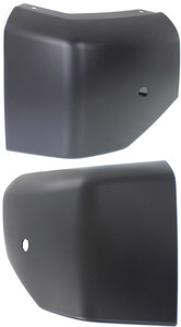 Rear Bumper End Pair/Set for Nissan Pathfinder 2004, Armada 2005-2007, Right Passenger and Left Driver, with Park Distance Sensors, Replacement