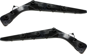 Rear Bumper Bracket Stay Plastic Pair/Set for Nissan Sentra 2007-2012, Right Passenger and Left Driver, Replacement