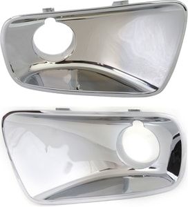 Front Fog Light Molding for 2006-2007 VUE, Right Passenger and Left Driver, Chrome, Replacement Pair/Set (Excludes Red Line Model)