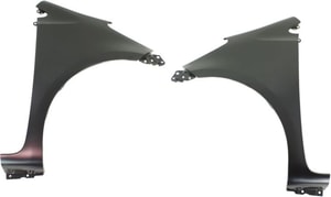Front Fender Pair/Set for Scion iQ 2012-2015, Right Passenger and Left Driver, Primed (Ready to Paint), Steel Replacement