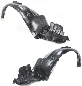 Front Fender Liner Pair/Set for Subaru Impreza 2006-2007, Includes Right Passenger and Left Driver Liners, Replacement