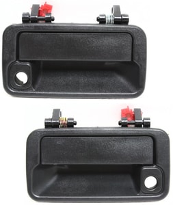 Front Exterior Door Handle Pair/Set for Tracker 1989-1997, Sunrunner 1994-1997, Right Passenger, Textured Black, 2-Door Model Replacement