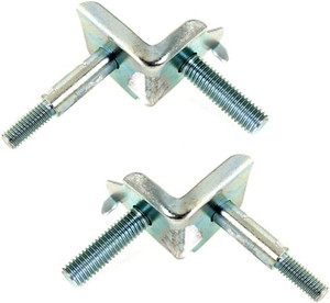 Front Bumper Bracket Pair/Set for 2001-2004 Toyota Tacoma, Right Passenger and Left Driver Sides Replacement