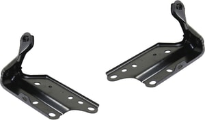 Front Bumper Bracket Pair/Set for Toyota Camry 2015-2017, Right Passenger and Left Driver Steel Fender Bracket, Black, Replacement