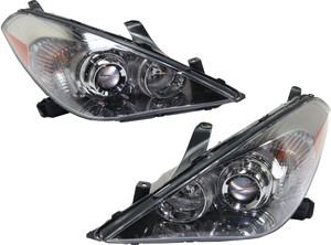 Headlight Assembly Pair/Set for 2007-2008 Toyota Solara, Right Passenger and Left Driver, Fits SE/SLE Models, Convertible/Coupe, Replacement