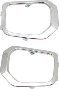 Front Fog Light Molding Pair/Set for 2021-2023 Toyota Tacoma, Right Passenger and Left Driver, Chrome Replacement