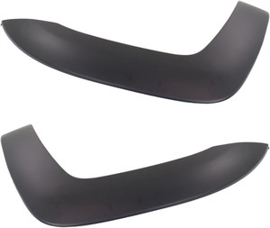 Front Wheel Opening Molding Pair/Set for Toyota Tacoma 2005-2015, OE Style, Textured Black, Type 2 Large Flare, Right Passenger and Left Driver, Excludes X-Runner Model, Replacement.