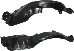 Front Fender Liner Pair/Set for 2013-2018 Toyota RAV4, Right Passenger and Left Driver, without Styrofoam and Metal Replacement