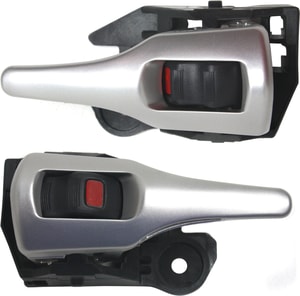 Front or Rear Interior Door Handle for Toyota Corolla 2009-2014, Matrix 2009-2013, Right Passenger and Left Driver, Silver Replacement Pair/Set