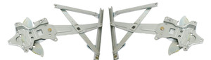 Rear Window Regulator for Toyota Camry 1997-2001, Right Passenger and Left Driver Power, without Motor, for CE/LE/XLE Models, Replacement Pair/Set