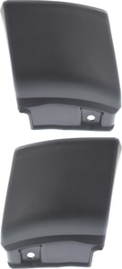 Rear Wheel Opening Molding Pair/Set for Toyota RAV4 2006-2012, Right Passenger and Left Driver Side, Front Section, Flare Extension, Smooth Black Replacement