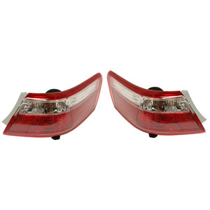 Tail Light Assembly Pair/Set for 2007-2009 Toyota Camry, Outer, Right Passenger and Left Driver, Excluding Hybrid Model, USA Built Vehicle Replacement