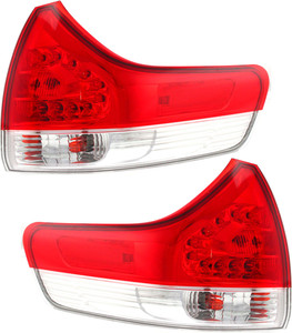 Outer Tail Light Assembly for 2011-2014 Toyota Sienna, Right Passenger and Left Driver Side, Halogen, Pair/Set of 2 Replacement