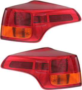 Outer Tail Light for Toyota RAV4 2013-2015, Right Passenger and Left Driver Replacement Pair/Set
