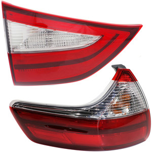 Tail Light Set for 2015-2019 Toyota Sienna, Left Driver Inner and Outer Replacement