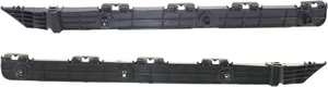 Rear Bumper Bracket Pair/Set for Toyota Camry 2007-2011 Right Passenger and Left Driver, Mounts on Quarter Panel, made of Plastic, Replacement