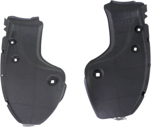 Rear Bumper Cover Support Pair/Set for Toyota RAV4 2006-2012, Right Passenger and Left Driver Bumper Side Seal, Plastic Replacement