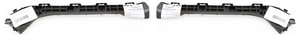 Rear Bumper Retainer Pair/Set for Toyota Prius 2010-2015/Prius Plug-in 2012-2015, Right Passenger and Left Driver, Primed (Ready to Paint) Replacement