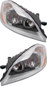 Headlight Assembly for Volvo XC60 2010-2013, Halogen, Right Passenger and Left Driver Replacement Pair/Set