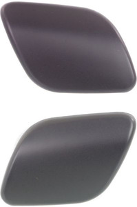 Headlight Washer Cover Pair/Set for 2010-2013 Volvo XC60, Right Passenger and Left Driver, Primed (Ready to Paint) Replacement