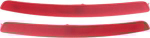 Rear Bumper Reflector Light Pair/Set for 2012-2016 Volkswagen Beetle, Right Passenger and Left Driver, Exc. R-Line Models, Suitable for Convertible/Hatchback Replacement