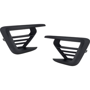 Front Bumper Grille Pair/Set for Ford Expedition 2018-2021, Right Passenger and Left Driver, Outer, Textured, Replacement