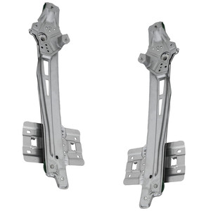 Front Window Regulator Pair/Set for Ford Explorer 2011-2017 / Explorer Police 2013-2017, Power, with Motor, Right Passenger and Left Driver, Replacement