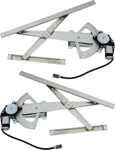 Pair/Set - Front Window Regulator with Motor for Ford Explorer 1991-2003, Explorer Sport Trac 2001-2005, Right Passenger and Left Driver Replacement Set