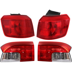 Tail Light Inner and Outer Pair/Set for 2010-2017 GMC Terrain Right Passenger and Left Driver Replacement