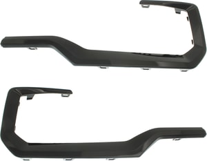 Gloss Black Rear Bumper Molding for 2017 Terrain, Right Passenger and Left Driver, Excludes Denali Model - Replacement Pair/Set