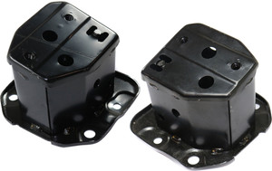 Front Bumper Bracket Pair/Set for Honda Civic 2012-2015, Coupe/Sedan, 1.8L/2.4L Eng, Right Passenger and Left Driver Replacement