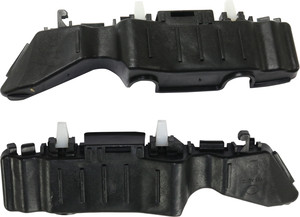 Front Bumper Bracket Pair/Set for Hyundai Accent 2012-2017, Right Passenger and Left Driver, Upper, Hatchback/Sedan, Replacement
