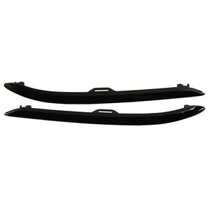 Front Bumper Molding Pair/Set for 2019-2022 Honda Pilot, Right Passenger and Left Driver, Black Edition Model Replacement