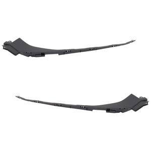 Grille Molding Pair/Set for 2021-2022 Honda Accord, Right Passenger and Left Driver Side Extension Base Molding, Garnish, Black Replacement