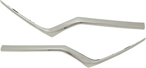 Grille Molding Pair/Set for Honda CR-V 2017-2019, Right Passenger and Left Driver, North America Built Replacement
