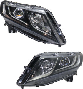 Pair/Set - Headlight Assembly for Honda Odyssey 2018-2022, Right Passenger and Left Driver, Halogen, without Daytime Running Light, Replacement Set