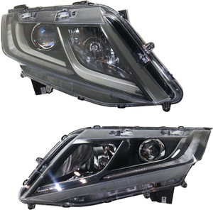 Headlight Assembly Pair/Set for Honda Odyssey 2018-2023, Right Passenger and Left Driver, Halogen, with Daytime Running Light, Replacement