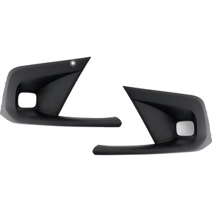 Fog Light Molding Pair/Set for 2022-2023 Honda Civic, Textured, Right Passenger and Left Driver, Compatible with EX Sedan, Canada/Japan Built Vehicle, EX-L Hatchback, LX/Sport Model, Replacement
