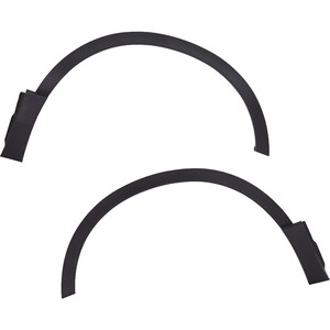 Front Wheel Opening Molding Pair/Set for Honda CR-V 2017-2022, Right Passenger and Left Driver, Textured Black, Fit for Non-Hybrid, North America Built and Hybrid Models, Replacement