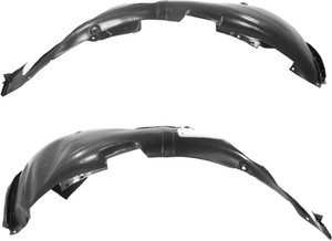 Front Fender Liner Pair/Set for Hyundai Elantra 2017-2018, Right Passenger and Left Driver, 2.0L Engine, Korea Built Vehicle, with Insulation Foam, Replacement