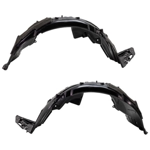 Front Fender Liner Pair/Set for Honda Civic 2019-2021, Right Passenger & Left Driver, Plastic Injection Form with Insulation Foam, fits EX/LX/Sport/Touring Coupe & DX/EX/EX-L/LX/Touring Sedan Models, North America Built Vehicle Replacement