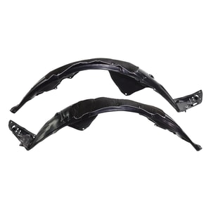 Pair/Set - Front Fender Liner Assembly for Honda Civic 2020-2021, Right Passenger & Left Driver, Polyethylene Plastic with Insulation Foam, Suitable for EX / EX-L / LX Hatchback Models, Replacement