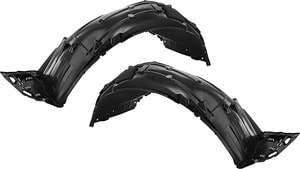 Front Fender Liner Pair/Set for 2017-2019 Honda Civic Hatchback, EX/EX-L Models, Right Passenger and Left Driver, Injection Form with Insulation Foam, Replacement